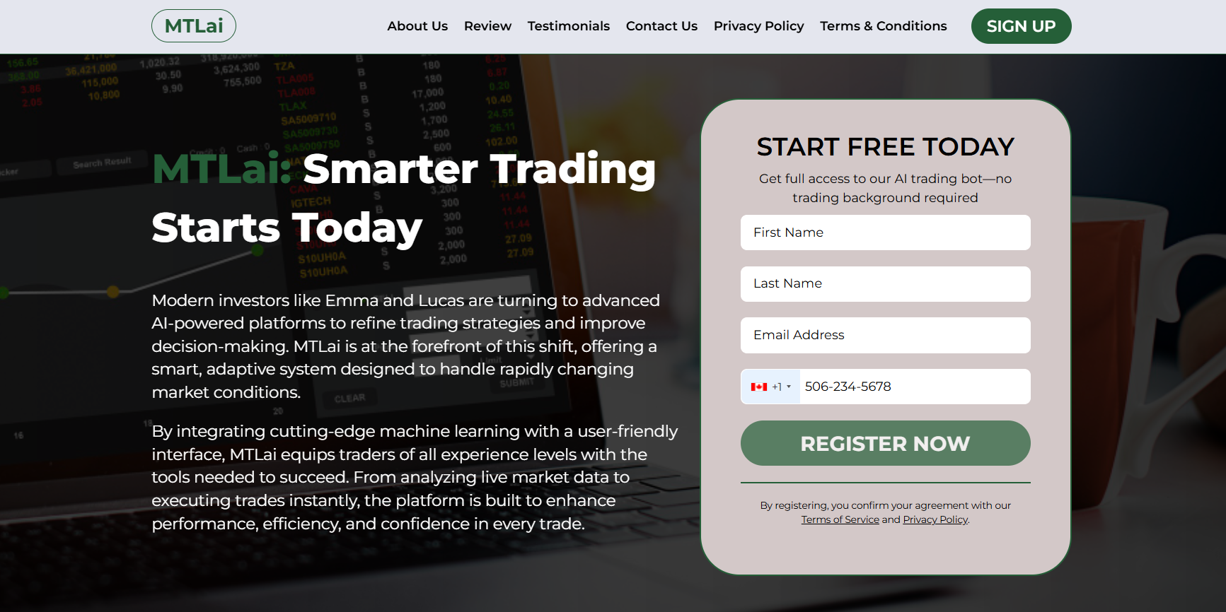 MTLai platform interface